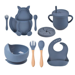 8 PCs Babies' Tableware Set