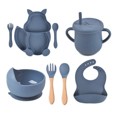 8 PCs Babies' Tableware Set