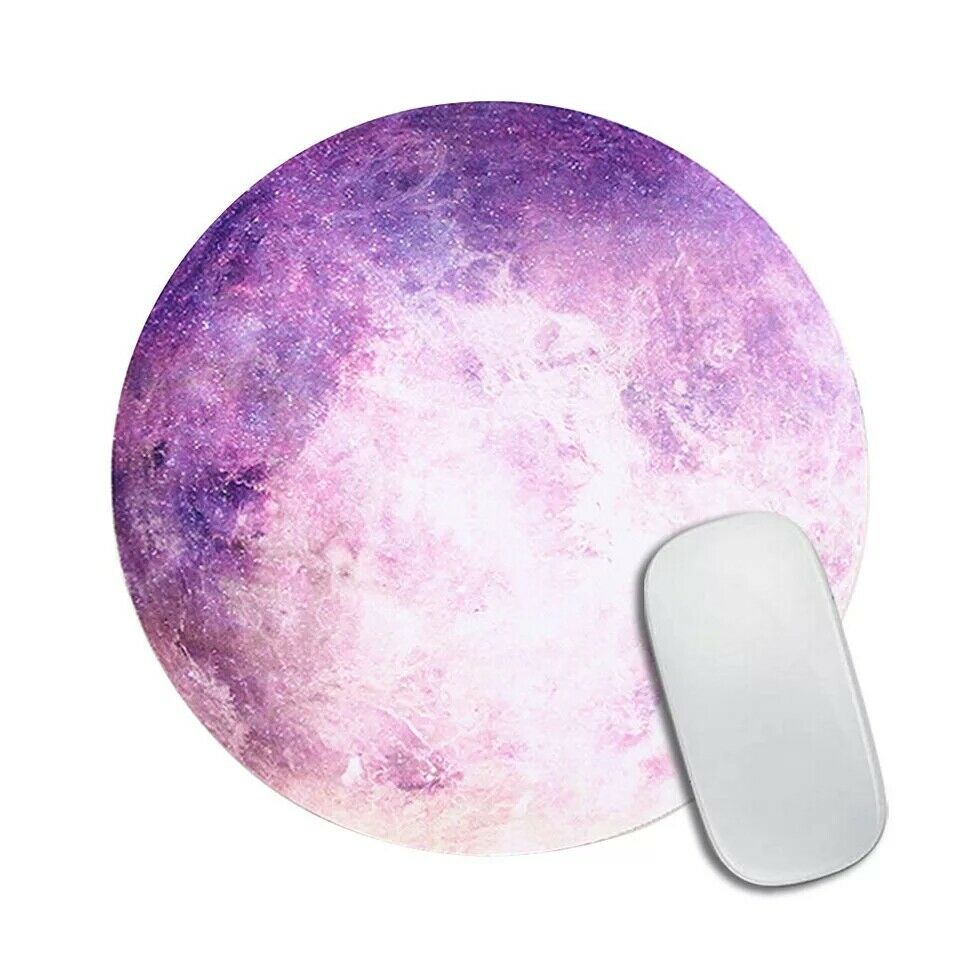 Space Round Mouse Pad PC Gaming Non Slip