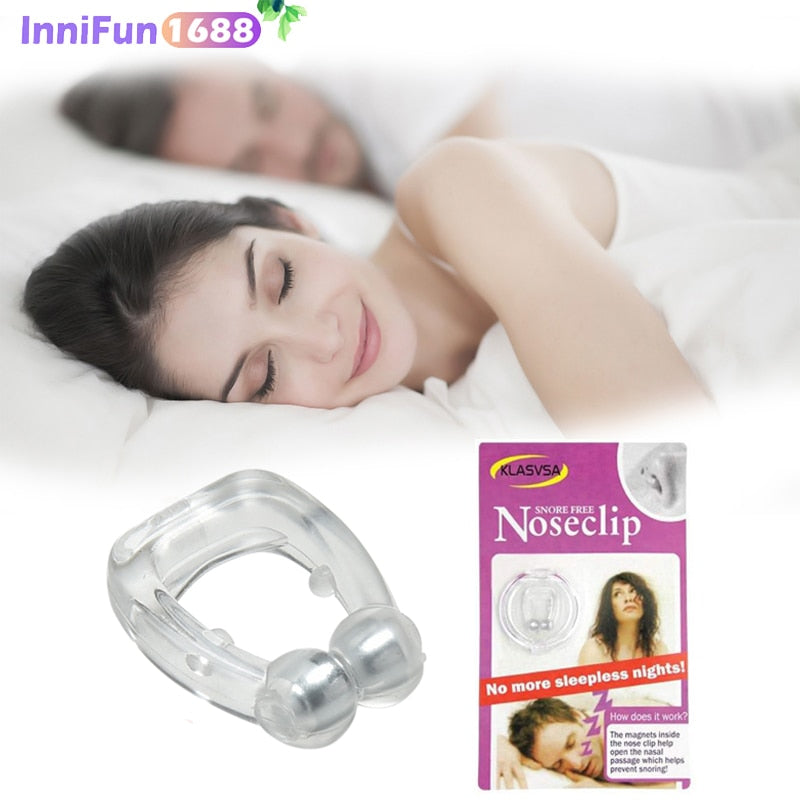 Silicone Magnetic Anti Snore Stop Snoring Nose