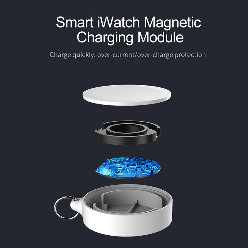 Compatible with Apple , Keychain wireless charger