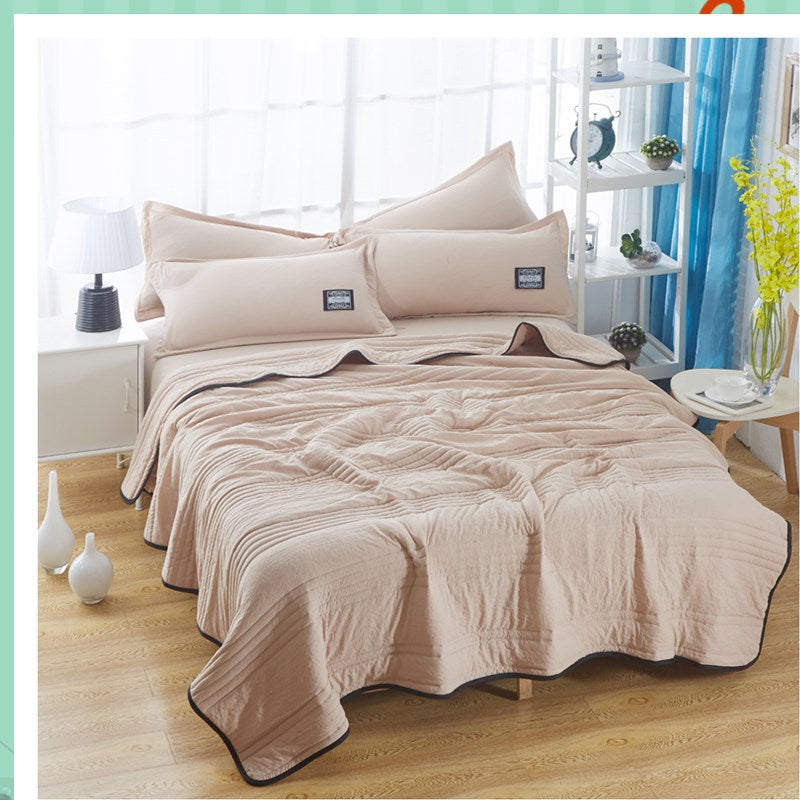 Cooling Blankets Pure Color Summer Quilt Plain Summer Cool Quilt Compressible  Blanket