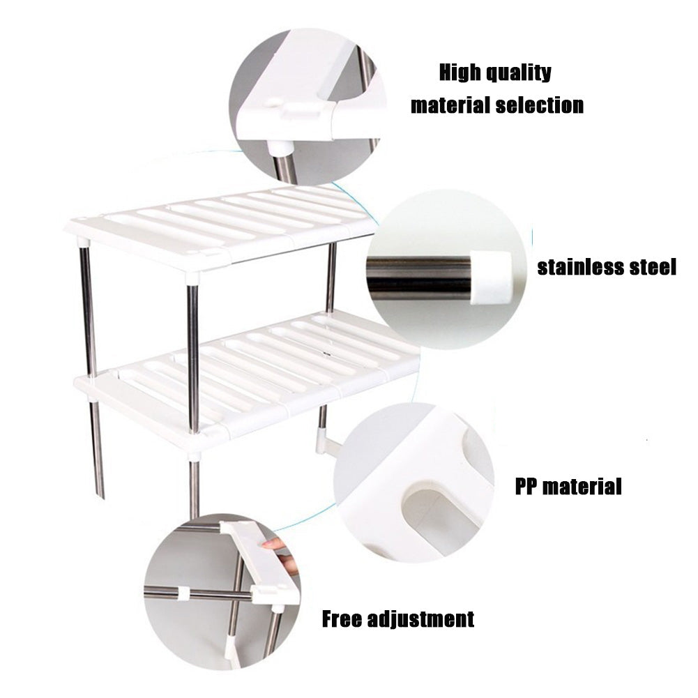 Kitchen retractable shelf