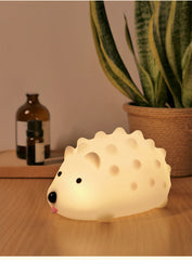 Prickly Hedgehog Patting Light Silicone Light Night Light Cartoon Children Sleeping Breathing Light