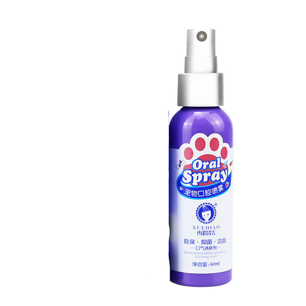 Pet dog antibacterial oral deodorant