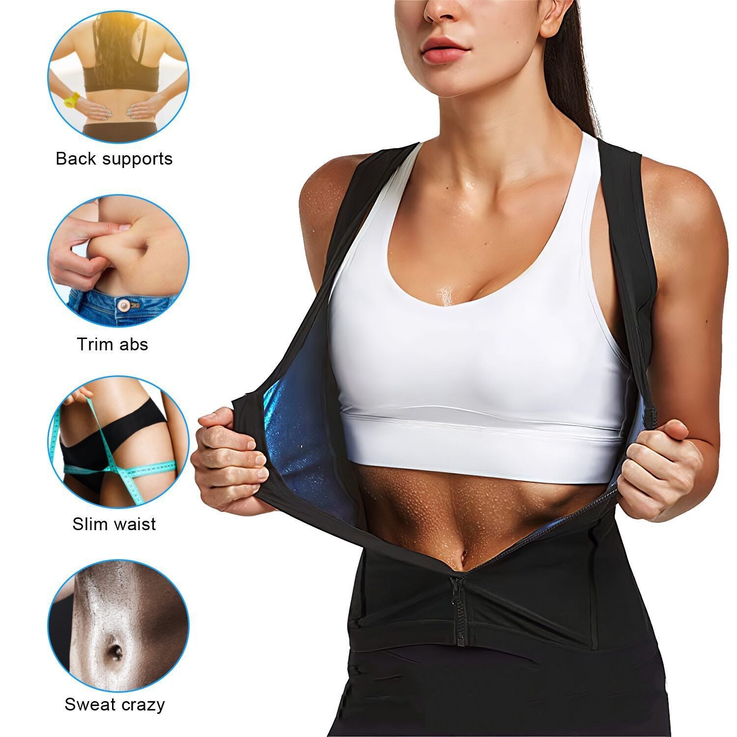 Fast Wicking Corset Sauna Vest