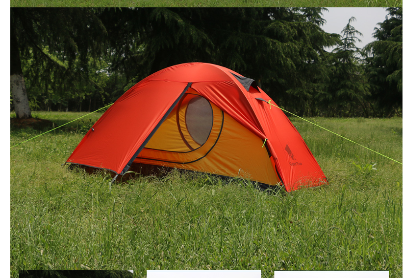 Outdoors Camping Picnic Couples Out In Tents