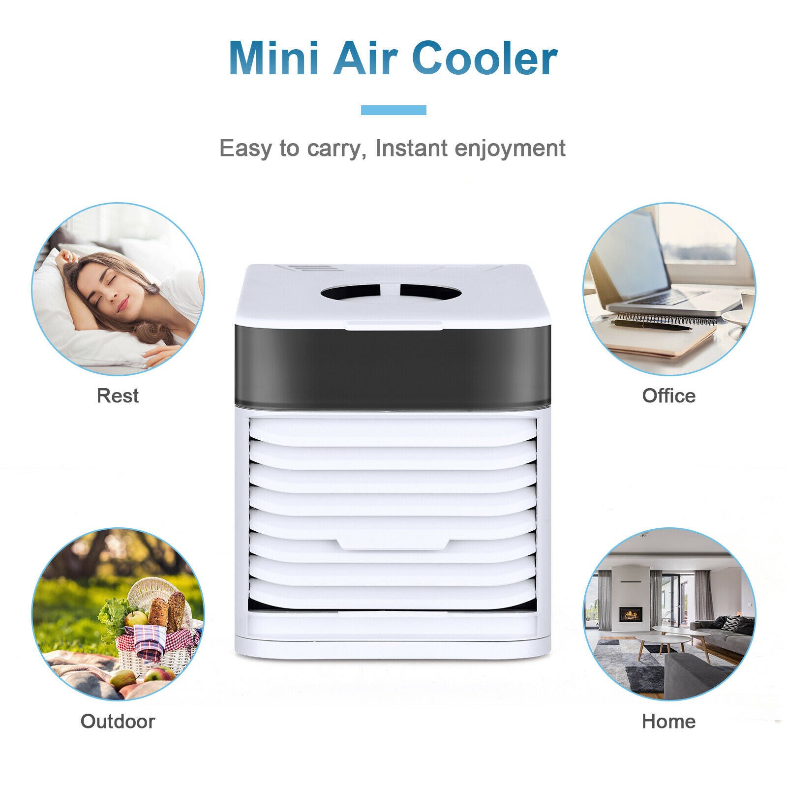 4 In 1 Personal Portable Cooler AC Air