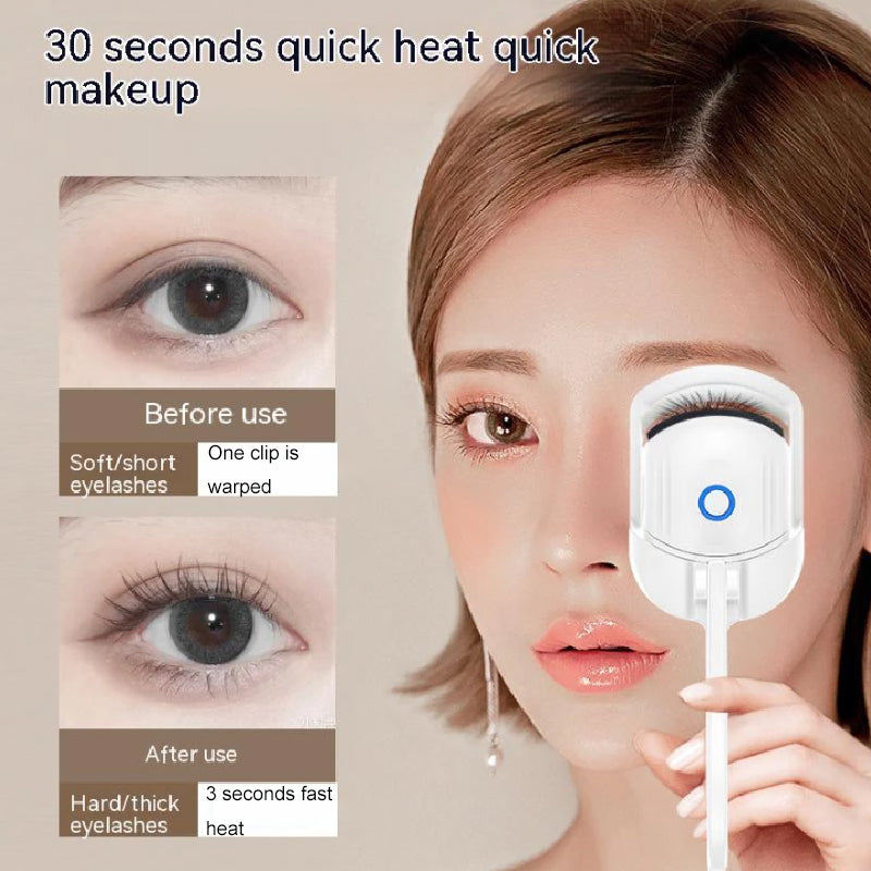 Eyelash Curler Portable Electric Heated Comb Eye