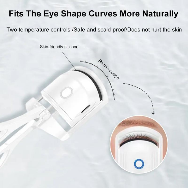 Eyelash Curler Portable Electric Heated Comb Eye