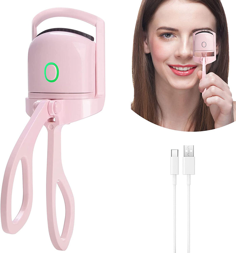 Eyelash Curler Portable Electric Heated Comb Eye