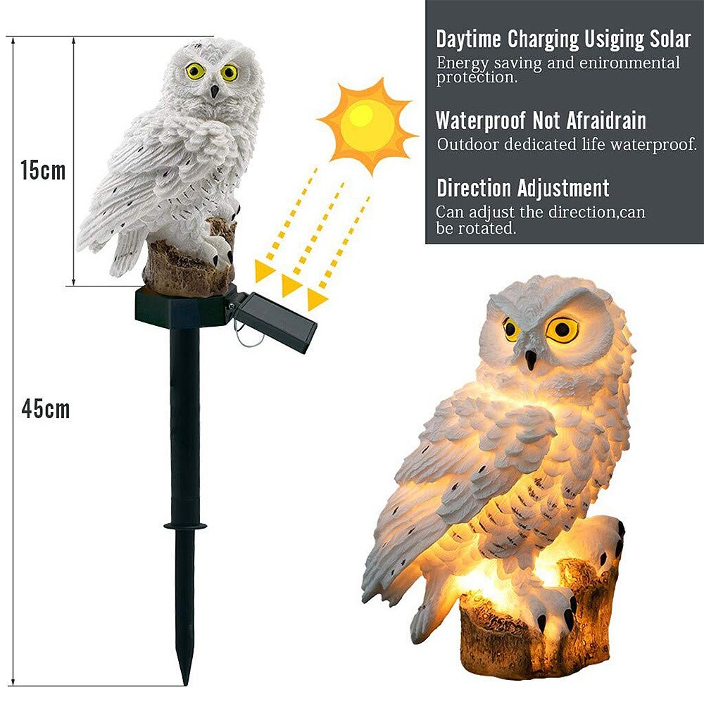 Garden  Owl Solar Light