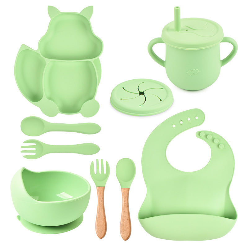 8 PCs Babies' Tableware Set