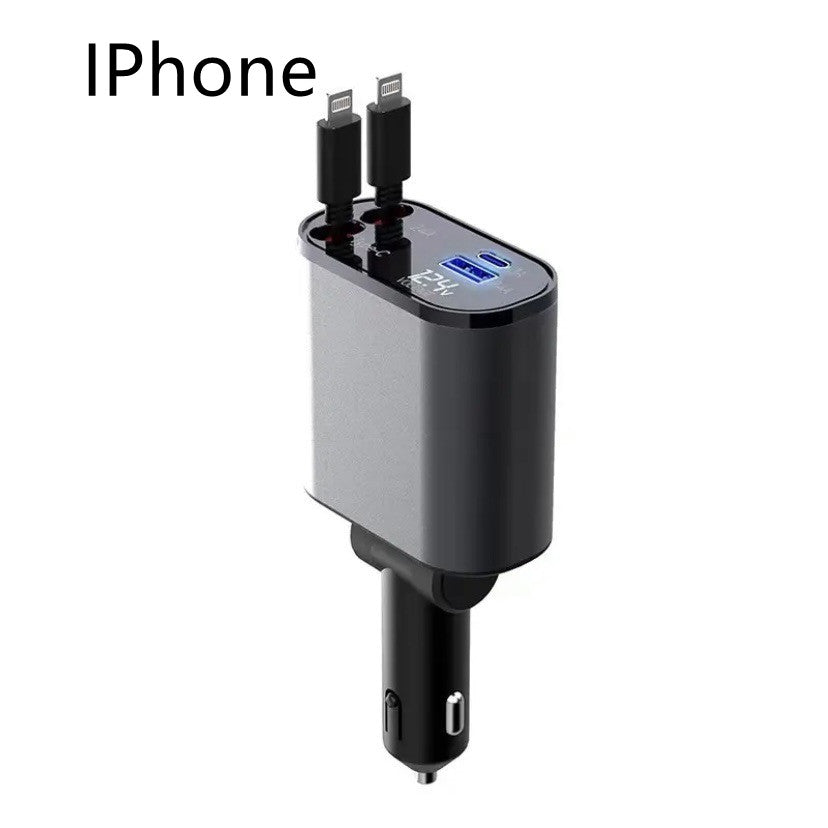 Metal Car Charger 100W Super Fast