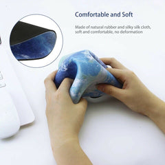 Space Round Mouse Pad PC Gaming Non Slip