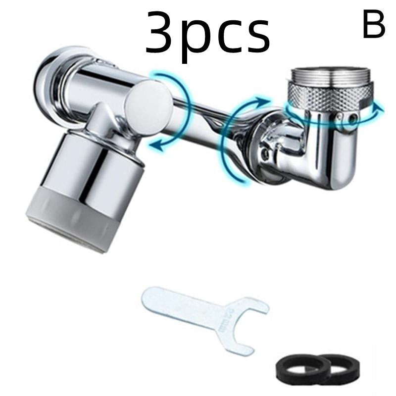 Universal 1080 Swivel Faucet Aerator Splash Resistant Shower