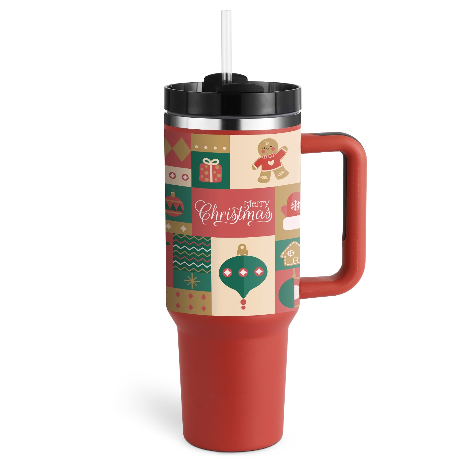 Thermal Mug 40oz Straw Coffee Insulation Cup