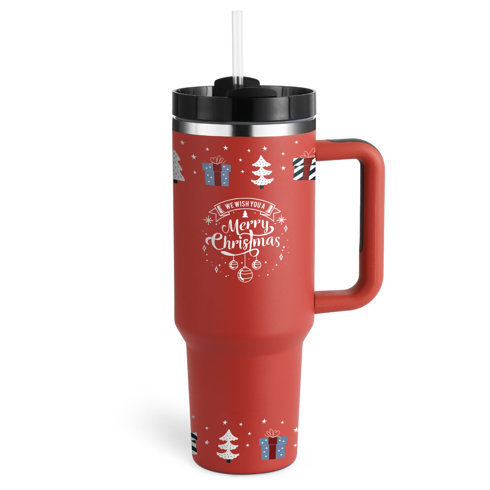 Thermal Mug 40oz Straw Coffee Insulation Cup