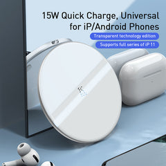 Round desktop mobile phone fast charge