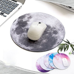 Space Round Mouse Pad PC Gaming Non Slip