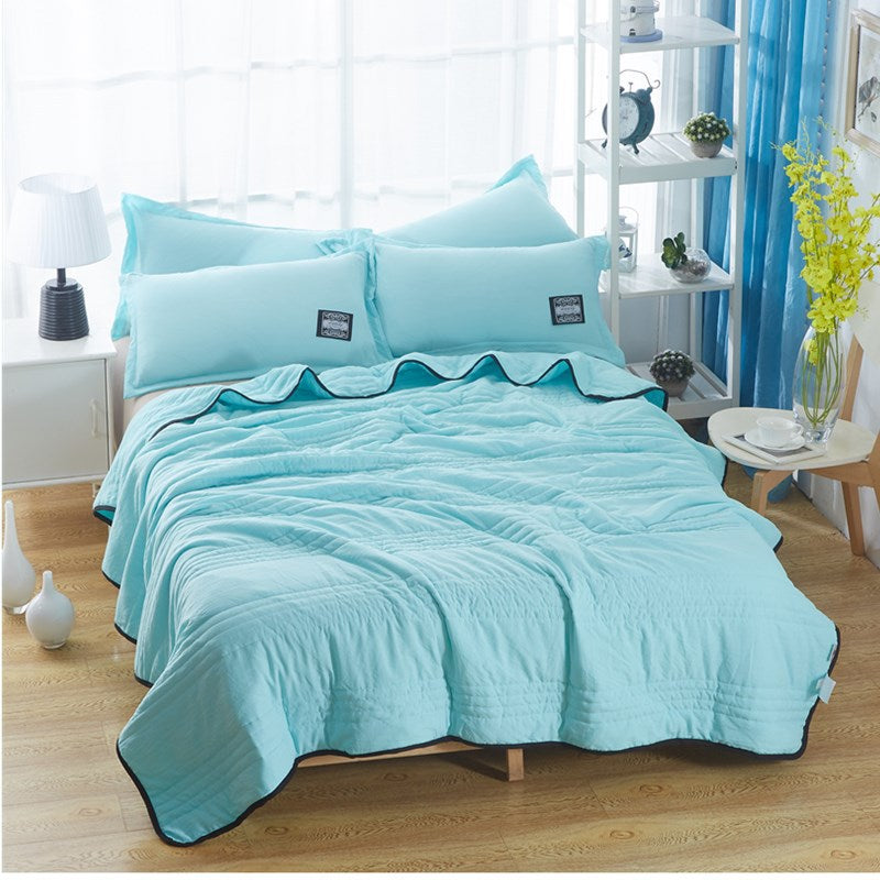 Cooling Blankets Pure Color Summer Quilt Plain Summer Cool Quilt Compressible  Blanket