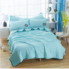 Cooling Blankets Pure Color Summer Quilt Plain Summer Cool Quilt Compressible  Blanket