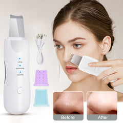 Ultrasonic Skin Scrubber Deep Face Cleaning