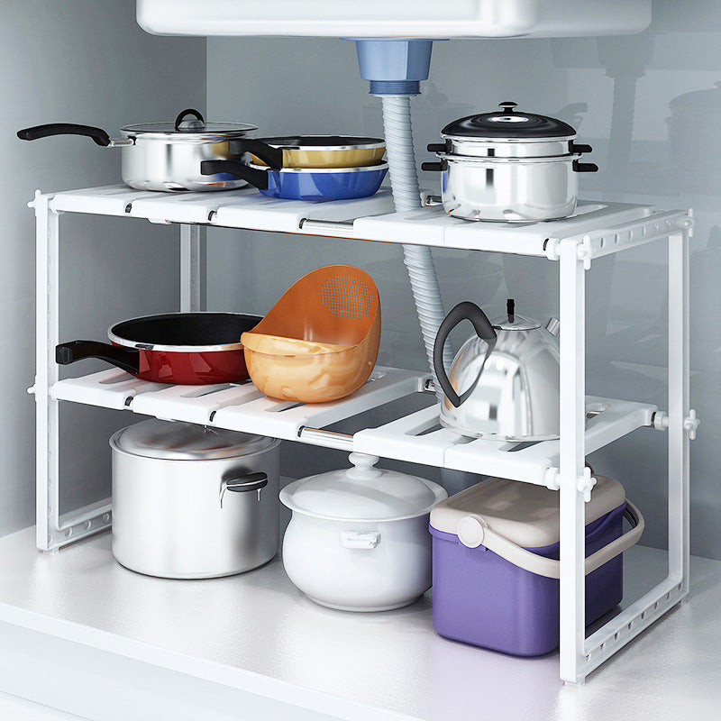 Kitchen retractable shelf