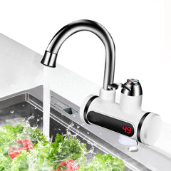 Kitchen Electric Water Tap  Water Heater Temperature