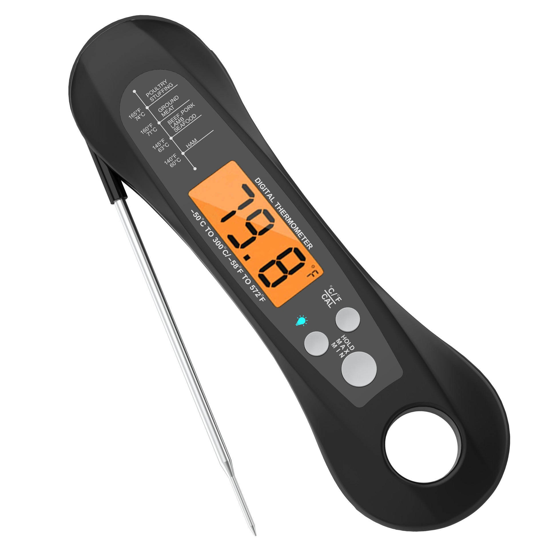 Waterproof Folding Electronic Oven Thermometer