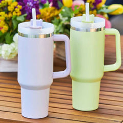 Thermal Mug 40oz Straw Coffee Insulation Cup