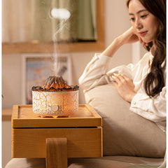 New Creative Volcano Humidifier Aromatherapy Machine Spray