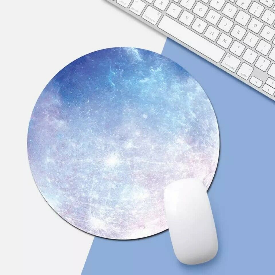 Space Round Mouse Pad PC Gaming Non Slip