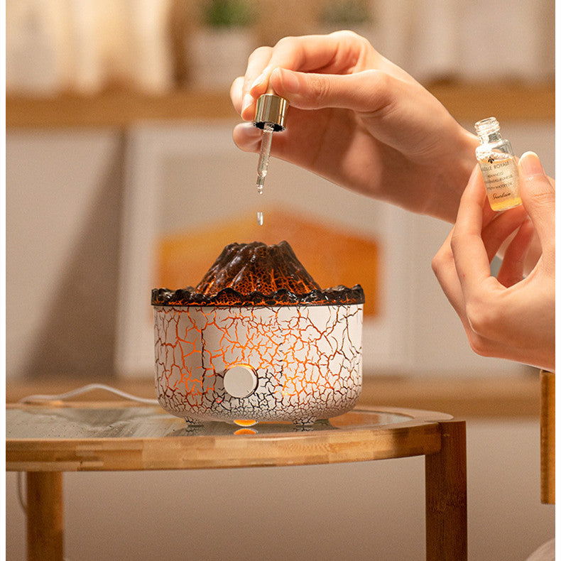 New Creative Volcano Humidifier Aromatherapy Machine Spray