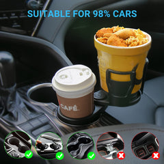 Car Drinking Bottle Holder 360 Degrees Rotatable