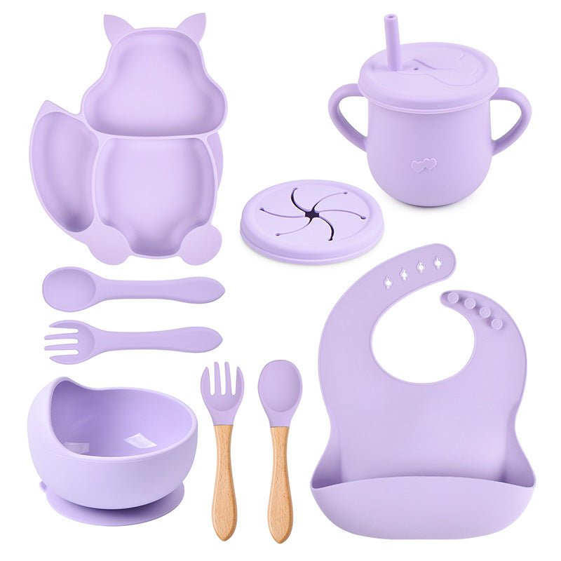 8 PCs Babies' Tableware Set