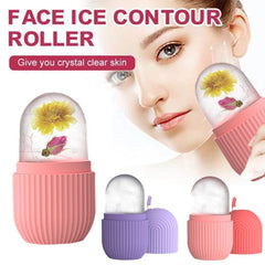 Silicone Ice Cube Tray Mold Face Beauty