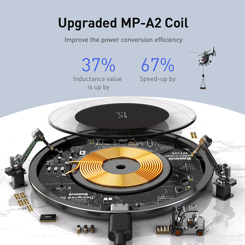 Round desktop mobile phone fast charge