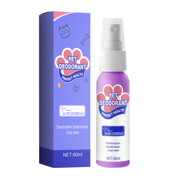 Pet dog antibacterial oral deodorant