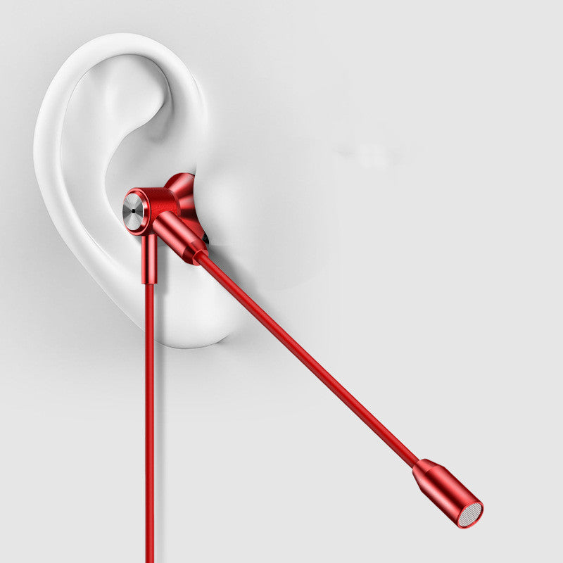 Double Wheat Metal In-Ear Wire Headset