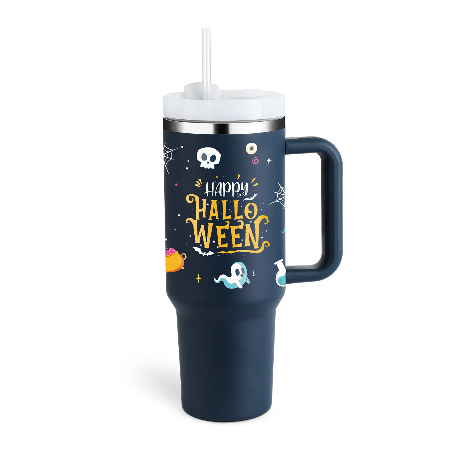 Thermal Mug 40oz Straw Coffee Insulation Cup