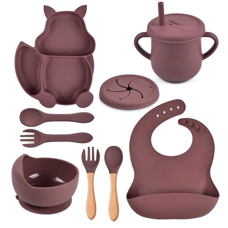 8 PCs Babies' Tableware Set