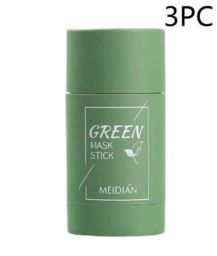 Cleansing Green Tea Mask Clay Stick Oil Control Anti-Acne Skin Care