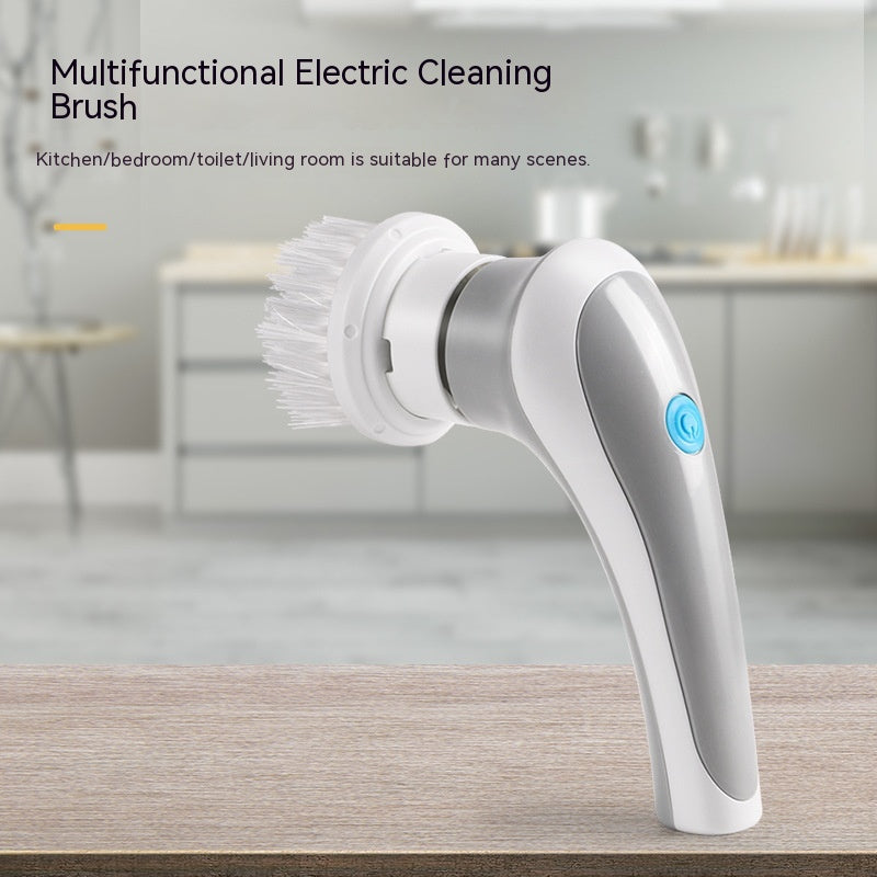 Electric Cleaning Brush 4 In 1 Spinning Scrubber