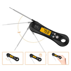 Waterproof Folding Electronic Oven Thermometer