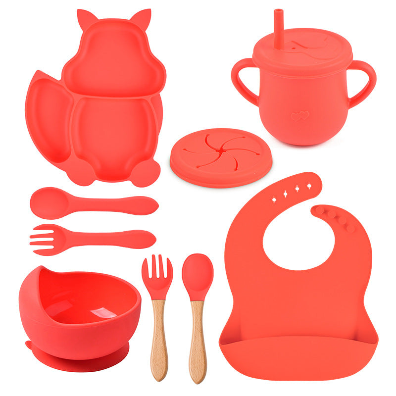 8 PCs Babies' Tableware Set