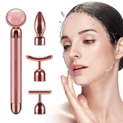 Electric Powder Jade Beauty Stick Massager